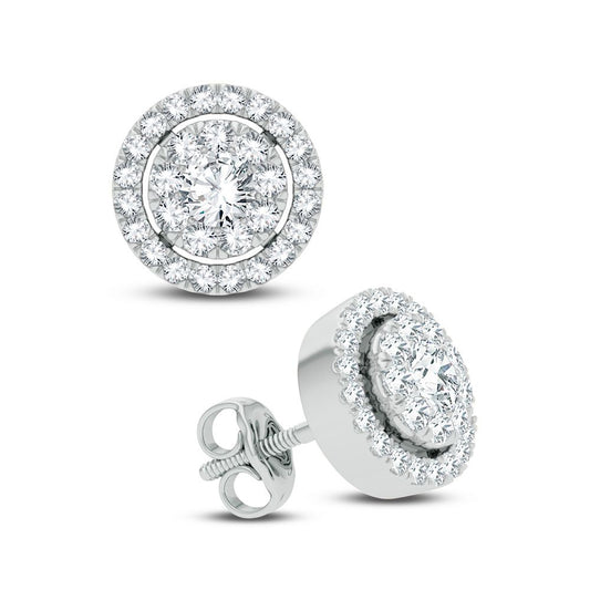 14K 1.00CT DIAMOND EARRING - Solomon Jewelers