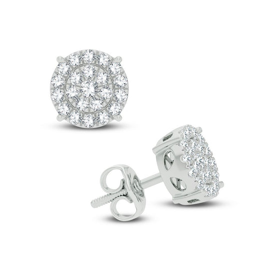 10K 0.50ct Diamond Earring - Solomon Jewelers