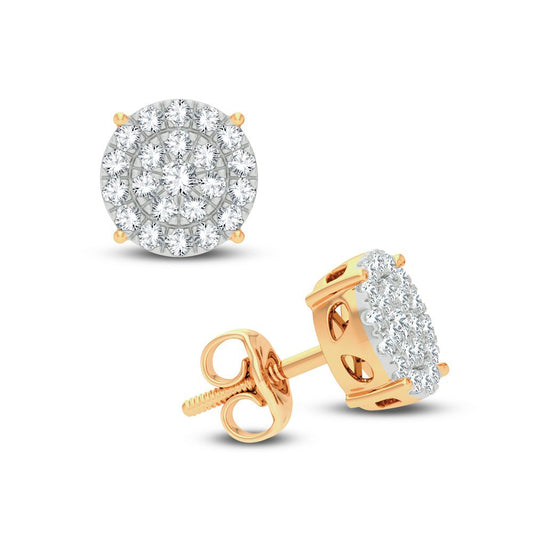 10K 0.50ct Diamond Earring - Solomon Jewelers