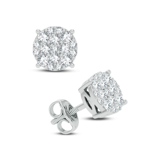 14K 0.50CT DIAMOND EARRING - Solomon Jewelers