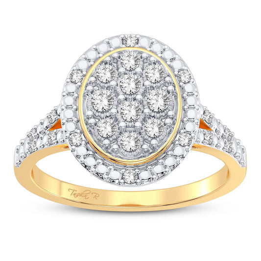 10K 0.10CT DIAMOND RING