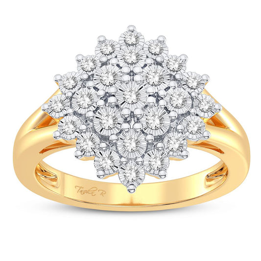 10K 0.10CT DIAMOND RING - Solomon Jewelers