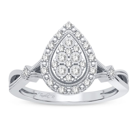 10K 0.13CT DIAMOND RING