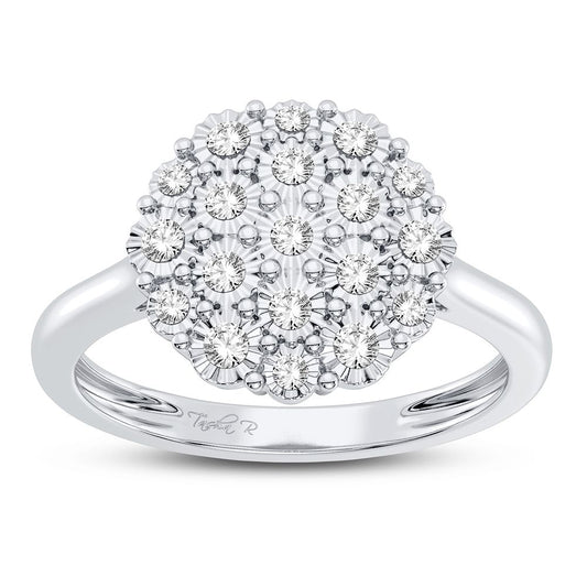10K 0.10CT DIAMOND RING - Solomon Jewelers
