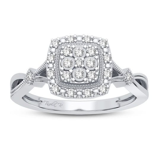 10K 0.13CT DIAMOND RING - Solomon Jewelers