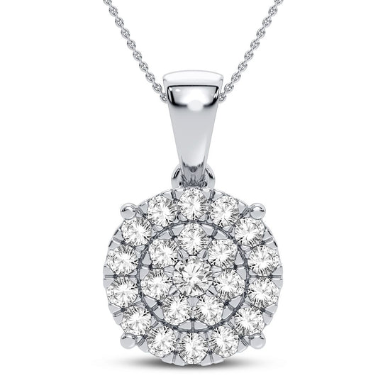 14K 2.00CT DIAMOND PENDANT - Solomon Jewelers