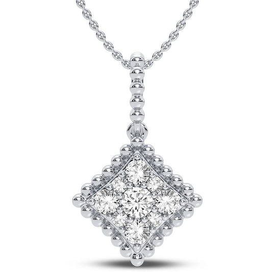 14K 0.40 CARAT DIAMOND PENDANT
