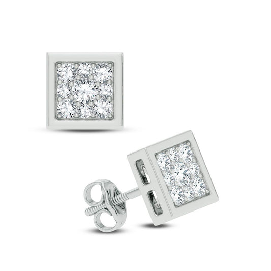 14K 0.50CT DIAMOND EARRING - Solomon Jewelers