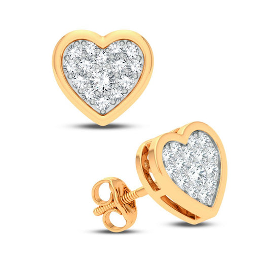 14K 0.50CT DIAMOND EARRING - Solomon Jewelers