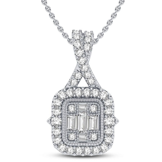 14K 0.33CT DIAMOND PENDANT - Solomon Jewelers