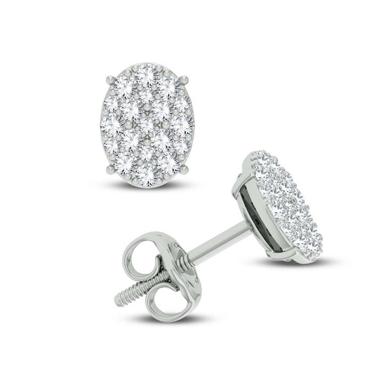 14K 0.40CT DIAMOND EARRING - Solomon Jewelers