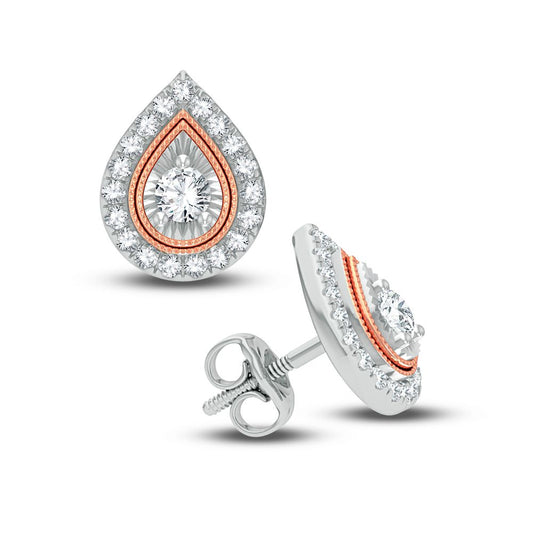 10K 0.50ct Diamond Earring - Solomon Jewelers