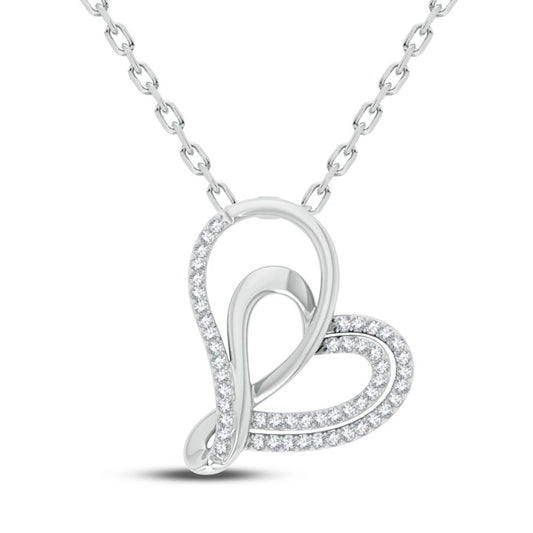 14K 0.15CT DIAMOND PENDANT - Solomon Jewelers
