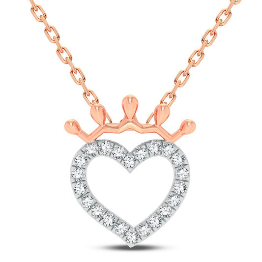 10K 0.25CT DIAMOND PENDANT - Solomon Jewelers