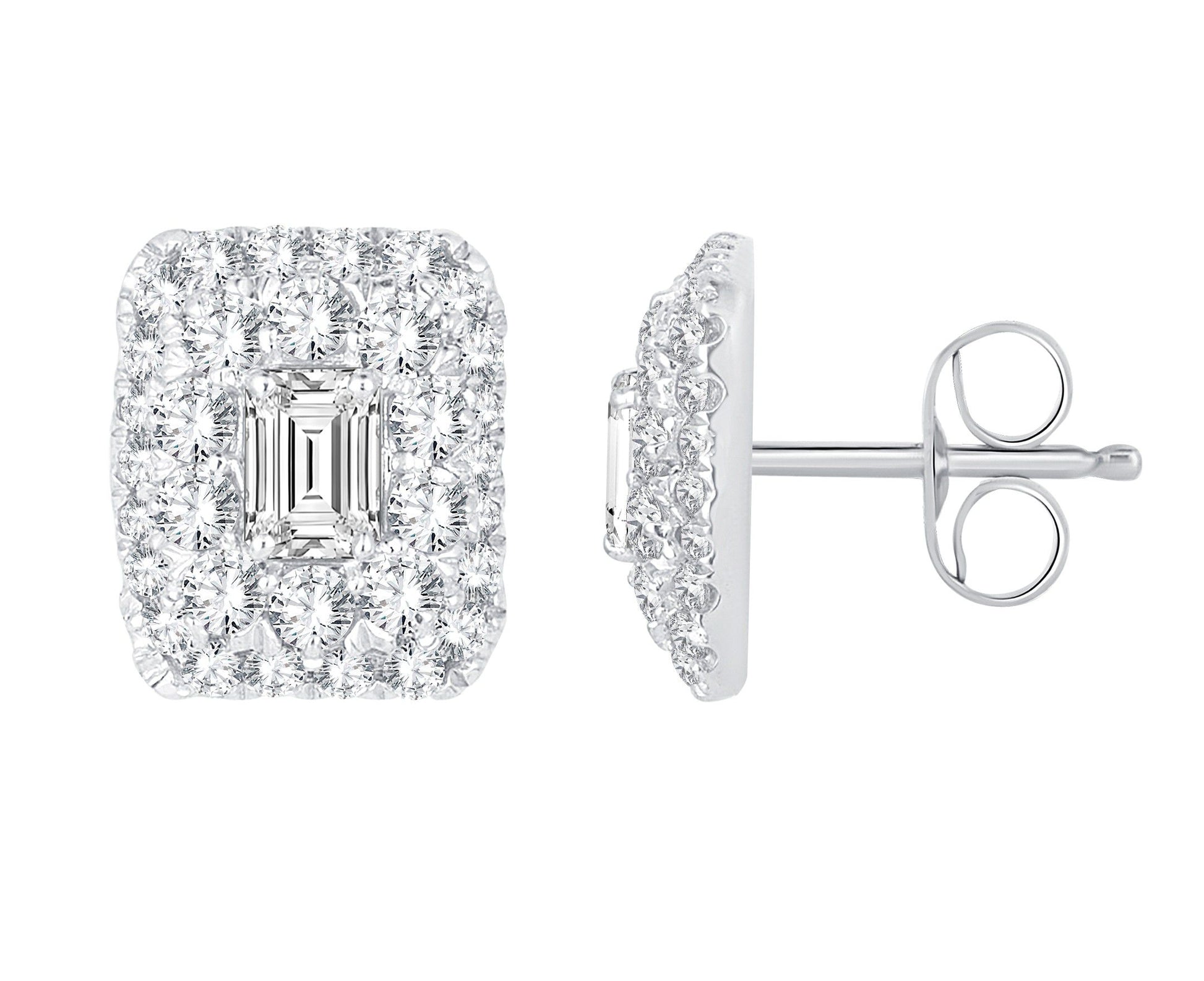 14K 0.79ct Diamond Earring - Solomon Jewelers
