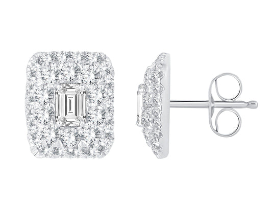 14K 0.79ct Diamond Earring - Solomon Jewelers
