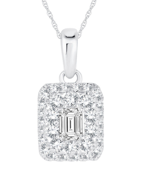 14k 0.50ct Diamond Pendants - Solomon Jewelers