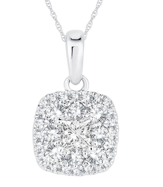 14k 0.50ct Diamond Pendants - Solomon Jewelers