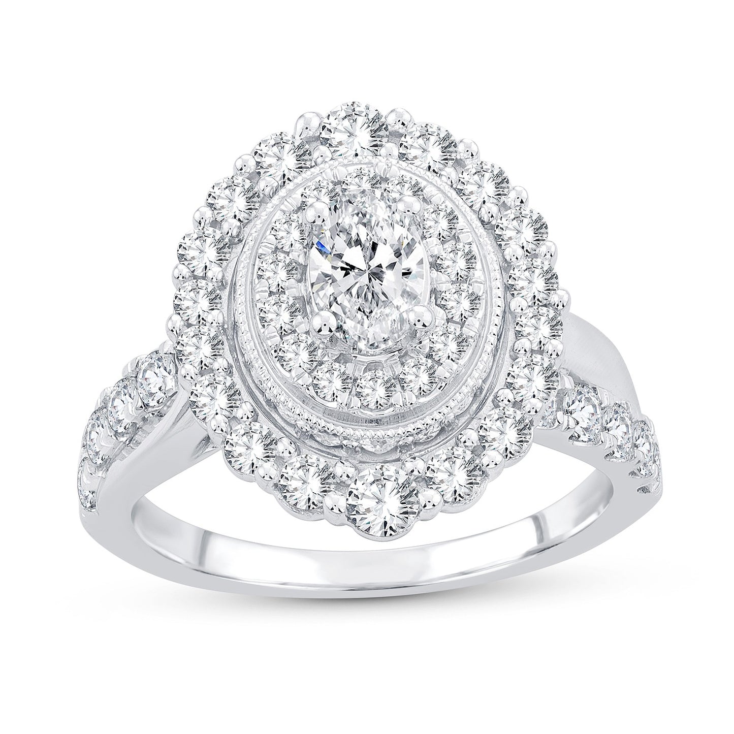 14K 1.50ct Fancy Cut DIAMOND Ring