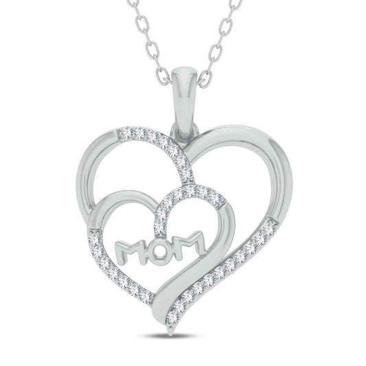 10K 0.13ct Diamond Pendant - Solomon Jewelers