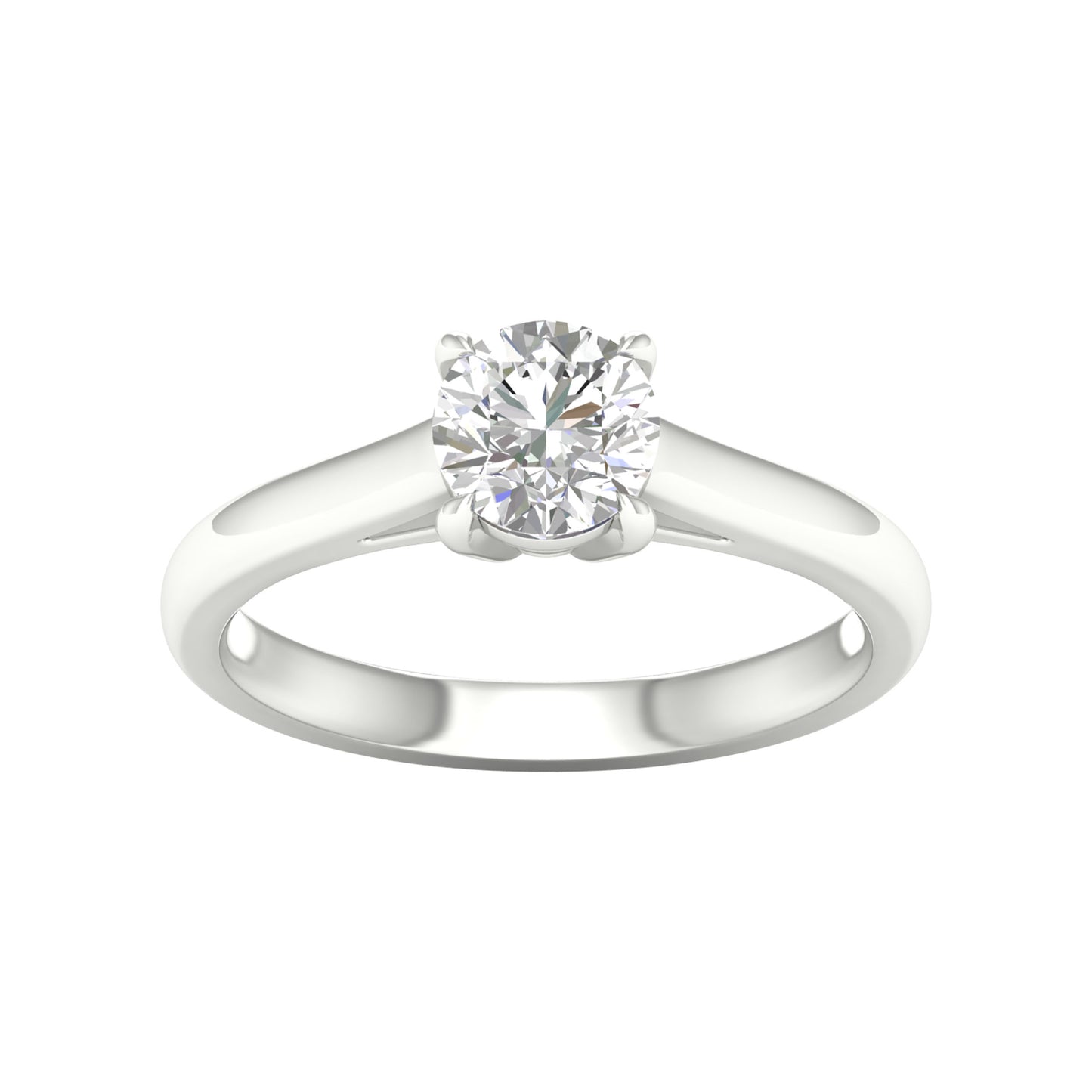14K  1.00ct Certified Lab Grown Diamond Ring ( IGI Certified ) - Solomon Jewelers