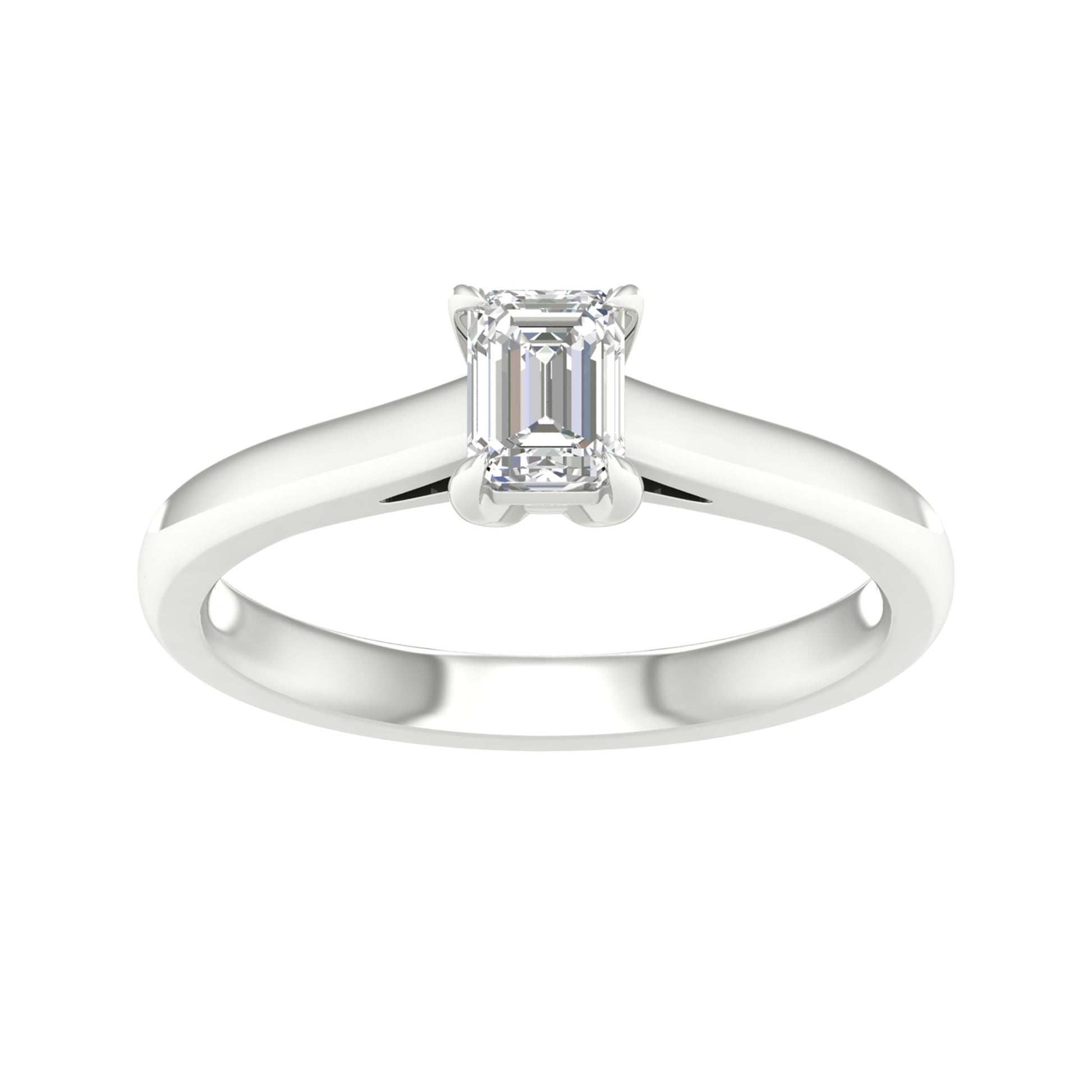 14K 0.50CT Certified Lab Grown Diamond Ring ( IGI Certified ) - Solomon Jewelers
