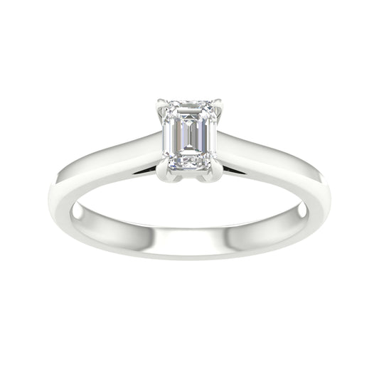 14K 0.50CT Certified Lab Grown Diamond Ring ( IGI Certified ) - Solomon Jewelers