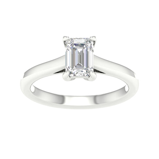 14K 1.00CT Certified Lab Grown Diamond Ring ( IGI Certified ) - Solomon Jewelers