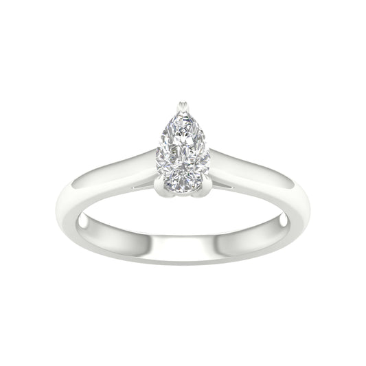 14K 0.50CT Certified Lab Grown Diamond Ring ( IGI Certified ) - Solomon Jewelers