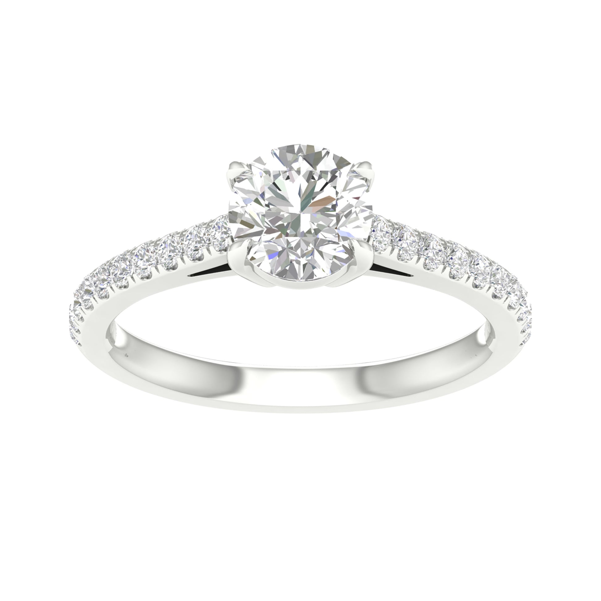 14K 1.25CT Certified Lab Grown Diamond Ring ( IGI Certified ) - Solomon Jewelers