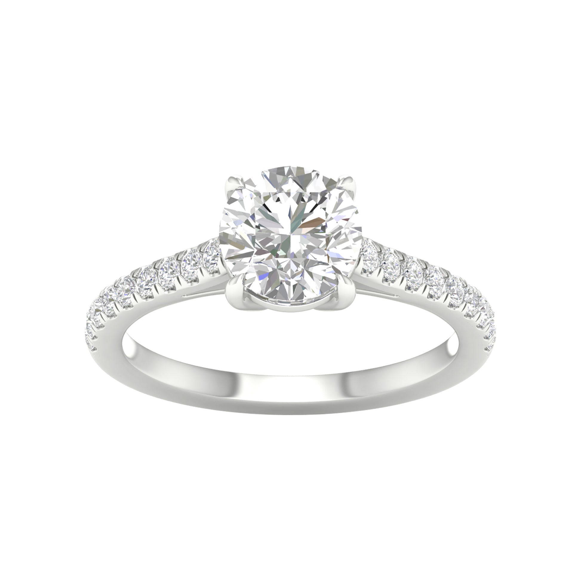 14K 1.75CT Certified Lab Grown Diamond Ring ( IGI Certified ) - Solomon Jewelers