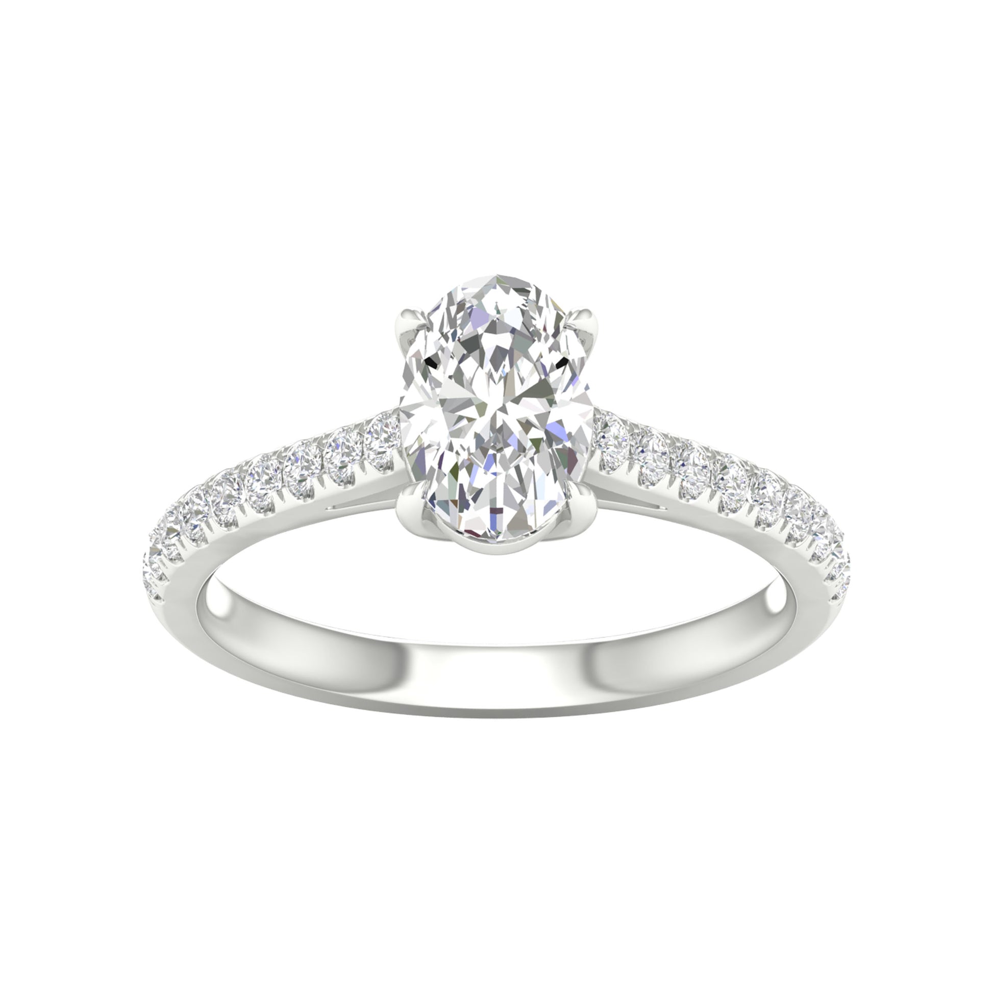14K 1.75CT Certified Lab Grown Diamond Ring ( IGI Certified ) - Solomon Jewelers