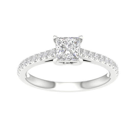 14K 1.25CT Certified Lab Grown Diamond Ring ( IGI Certified ) - Solomon Jewelers
