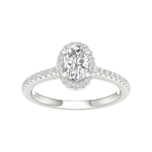 14K 1.00CT  Certified Lab Grown Diamond Ring ( IGI Certified ) - Solomon Jewelers