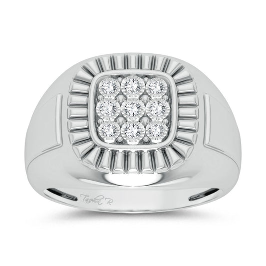 10K 0.20ct Diamond Mens Ring - Solomon Jewelers