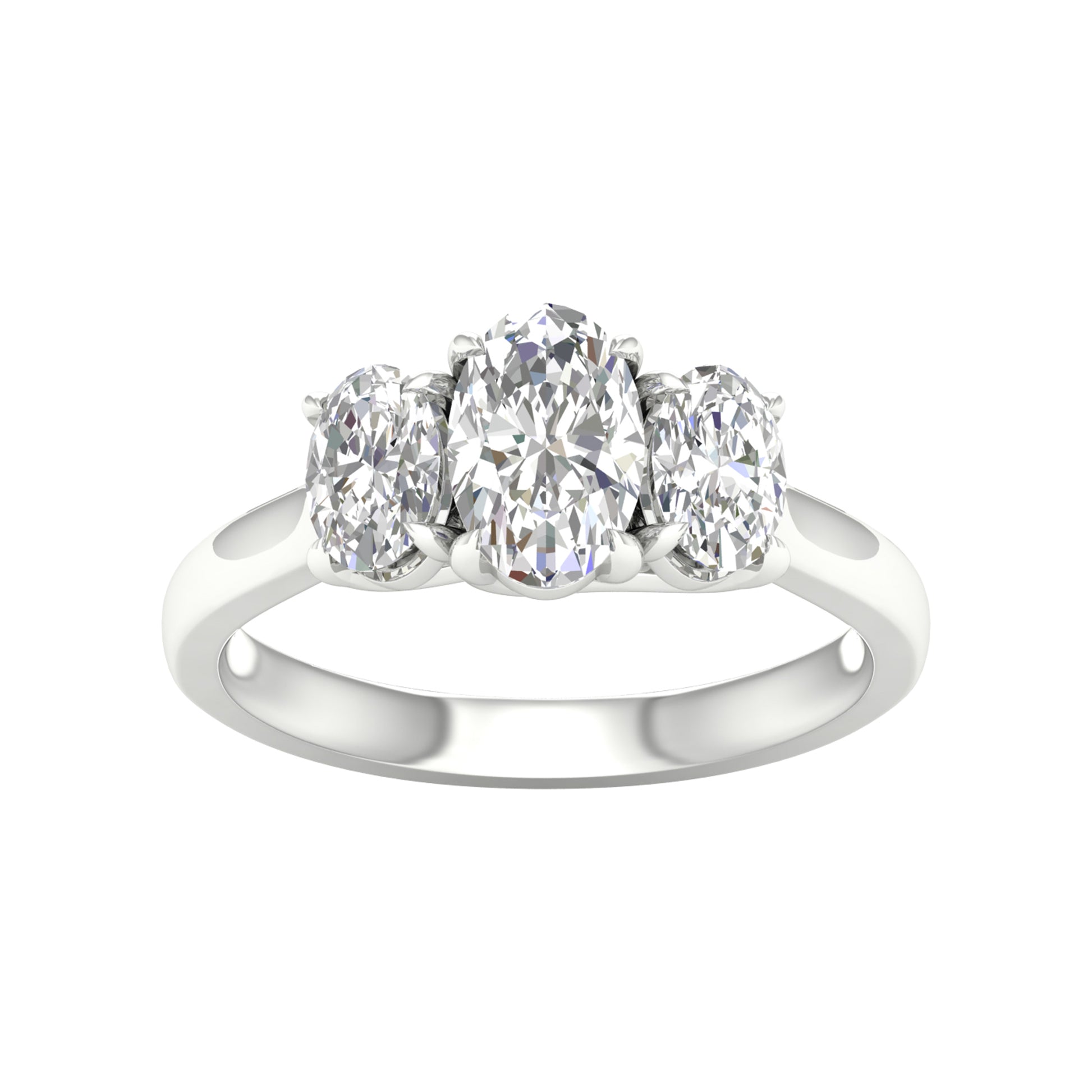 14K 2.00CT Certified Lab Grown Diamond Ring ( IGI Certified ) - Solomon Jewelers