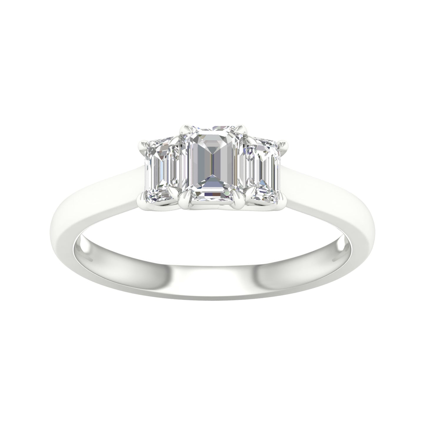 14K 1.00CT Certified Lab Grown Diamond Ring ( IGI Certified ) - Solomon Jewelers