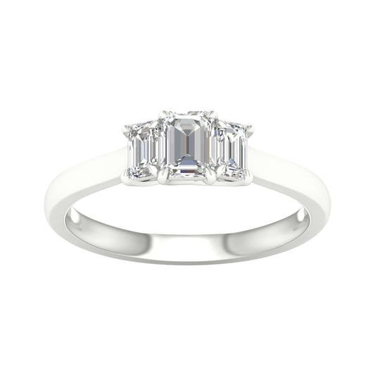 14K 1.00CT Certified Lab Grown Diamond Ring ( IGI Certified ) - Solomon Jewelers