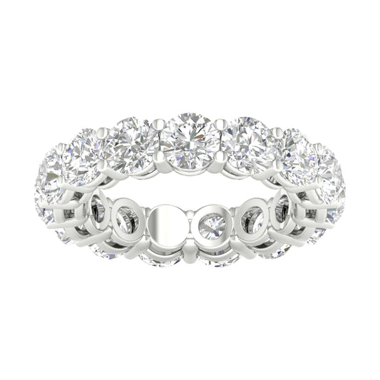 14K 4.95CT Certified Lab Grown Diamond Band ( IGI Certified ) - Solomon Jewelers