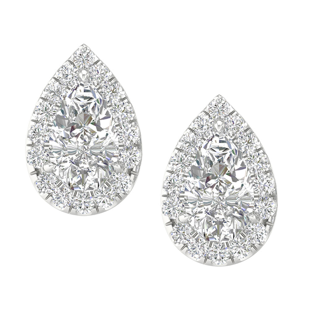 14K 1.15CT Lab Grown Earrings - Solomon Jewelers