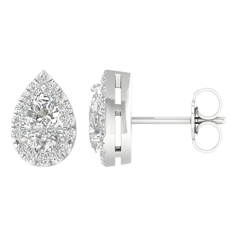 14K 1.15CT Lab Grown Earrings - Solomon Jewelers