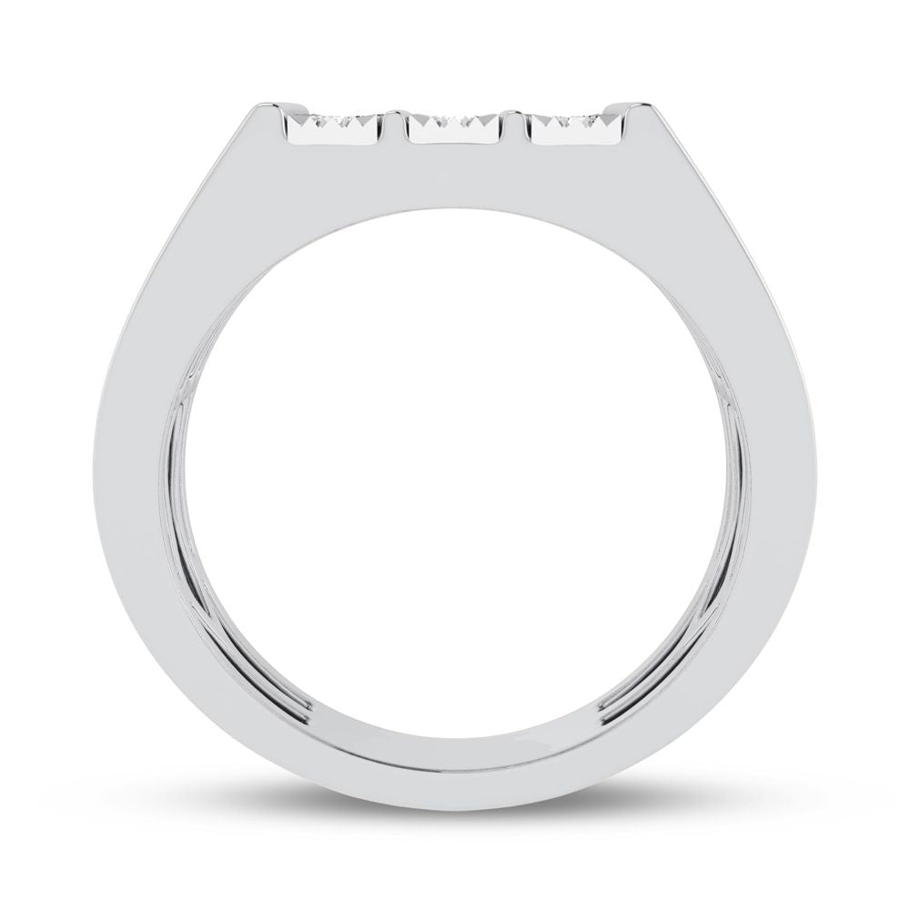 10K 0.15ct Diamond Mens Ring - Solomon Jewelers