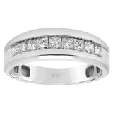 Men's White Gold Diamond Ring