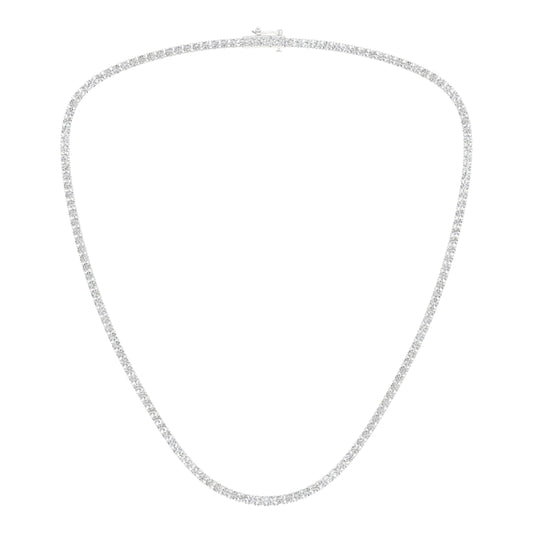 14K 10.00CT Certified Lab Grown DIAMOND Necklace ( IGI Certified )