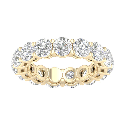 14K 4.95CT Certified Lab Grown Diamond Bands ( IGI Certified ) - Solomon Jewelers