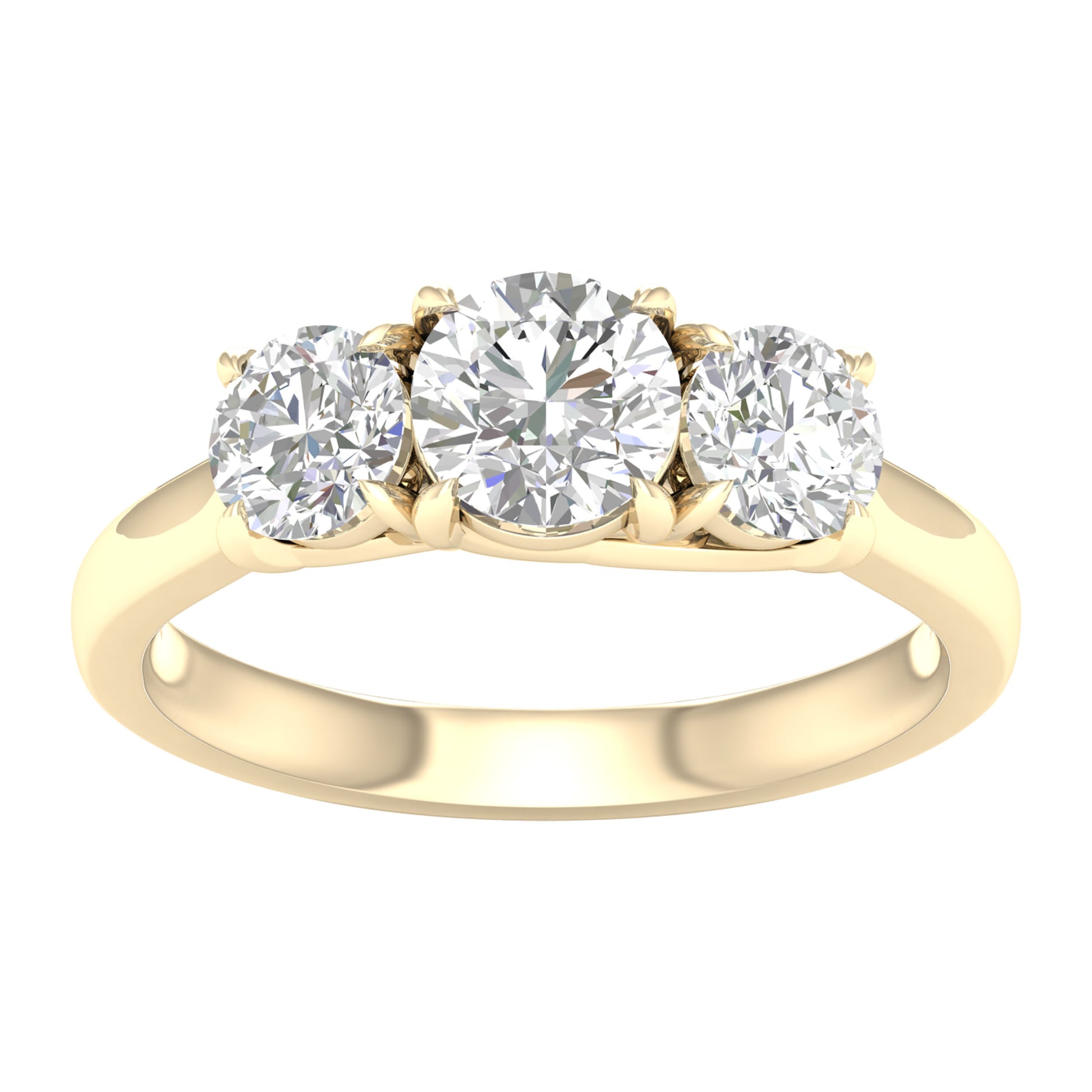14K 2.00CT Certified Lab Grown Diamond Ring ( IGI Certified ) - Solomon Jewelers