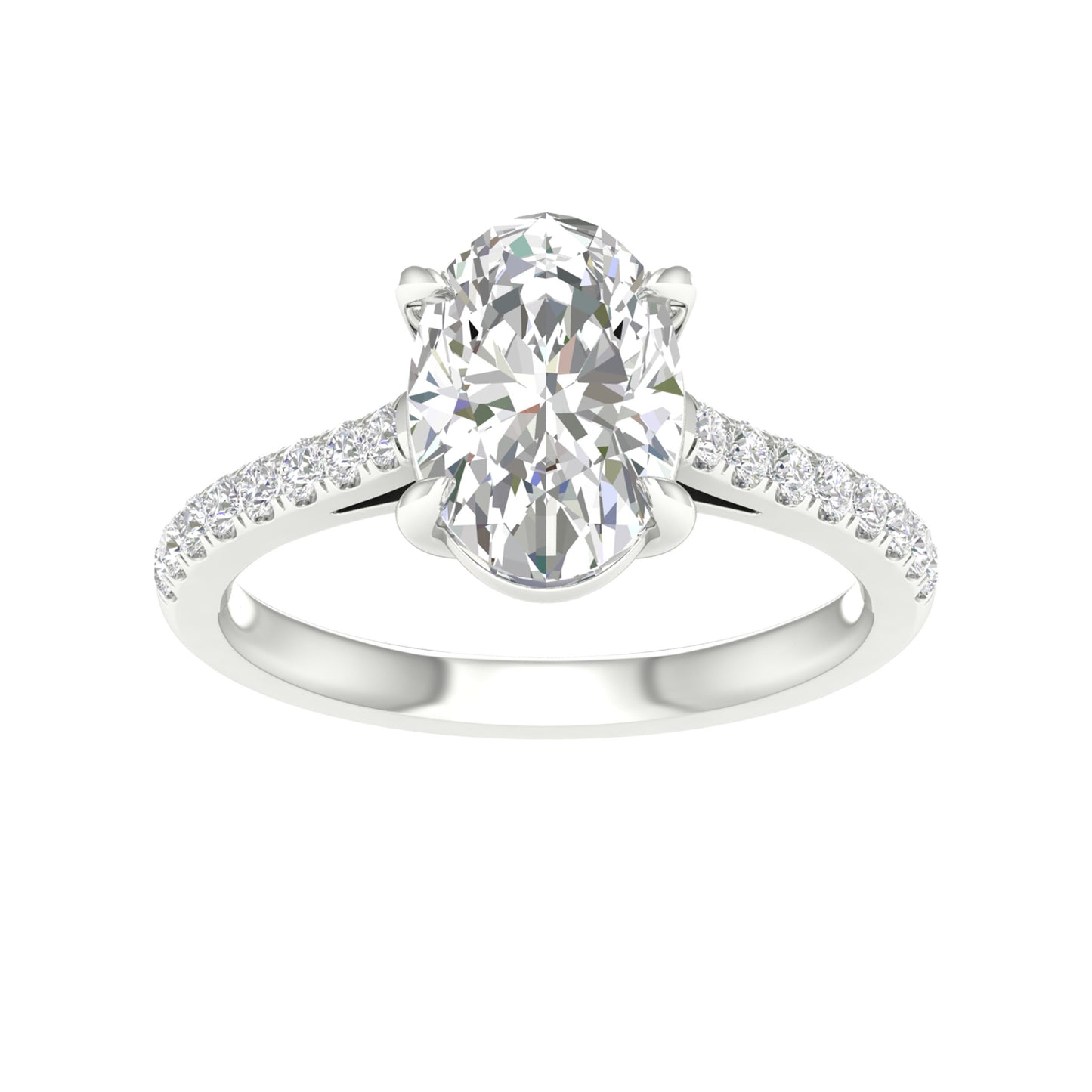 14K 2.25CT Certified Lab Grown Diamond Ring ( IGI Certified ) - Solomon Jewelers