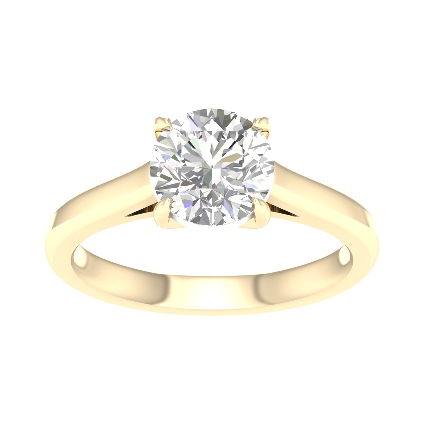 14K 2.00CT  Lab Diamond Ring - Solomon Jewelers