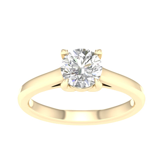 14K 1.50CT  Certified Lab Grown Diamond Ring ( IGI Certified ) - Solomon Jewelers