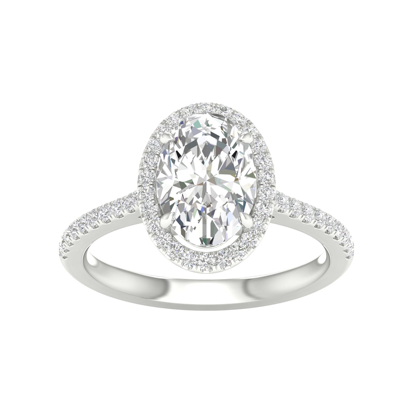 14K 2.25CT Certified Lab Grown Diamond Ring ( IGI Certified ) - Solomon Jewelers